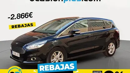 Negro Usado 2017 Ford S-MAX Titanium Monovolumen | 14.584 € (Buen precio)