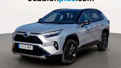 Usado Toyota RAV4 Hybrid Luxury 218 CV (160 kW) 2022 Gris plata SUV