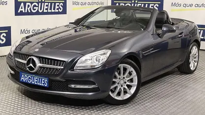 Gris / plata Usado 2012 Mercedes SLK200 Descapotable | 20.990 € (Precio justo)