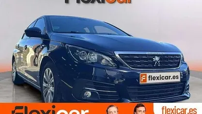 Usado Peugeot 308 Style 131 CV (96 kW) 2020 Azul Utilitario