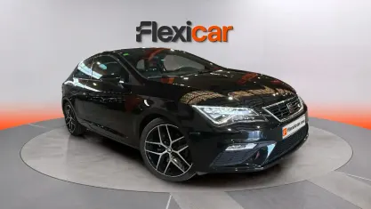 Usado Seat Leon FR 180 CV (132 kW) 2018 Negro Berlina