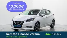 Blanco Usado 2021 Nissan Micra Acenta Utilitario | 11.590 € (Precio justo)