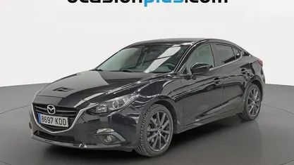 Usado Mazda 3 Style 105 CV (77 kW) 2017 Negro Berlina