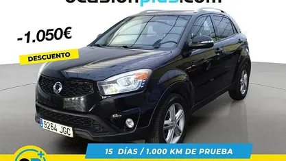 Negro Usado 2015 Ssangyong (KGM) Korando Limited SUV | 9250 € (Buen precio)