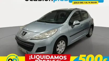 Usado Peugeot 207 75 CV (55 kW) 2010 Azul Utilitario