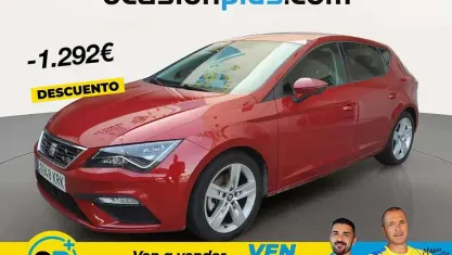 Usado Seat Leon FR 130 CV (95 kW) 2018 Rojo Utilitario