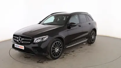 Usado Mercedes GLC220 AMG line 170 CV (125 kW) 2018 Negro SUV