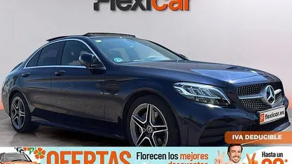 Usado Mercedes C200 160 CV (117 kW) 2020 Azul Berlina