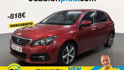 Usado Peugeot 308 Allure 110 CV (80 kW) 2019 Rojo Utilitario