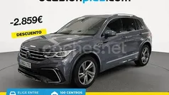 Gris / plata Usado 2021 VW Tiguan R-line SUV | 30.990 € (Precio justo)