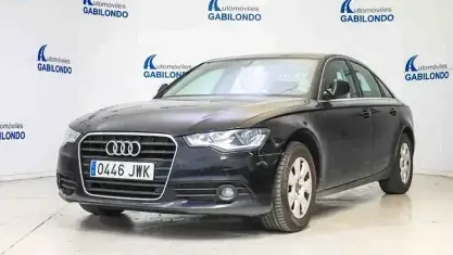 Usado Audi A6 177 CV (130 kW) 2012 Negro Berlina