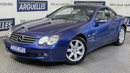 Usado Mercedes SL350 245 CV (180 kW) 2004 Azul Descapotable