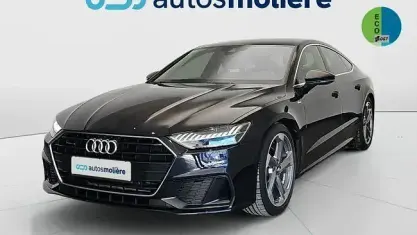 Usado Audi A7 Ambiente 245 CV (180 kW) 2021 Azul Berlina
