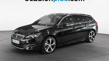 Usado Peugeot 308 SW GT-line 150 CV (110 kW) 2016 Negro Familiar