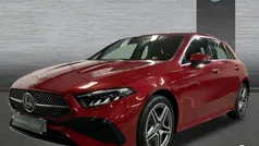 Rojo Usado 2024 Mercedes A250 AMG line Berlina | 37.900 € (Precio justo)