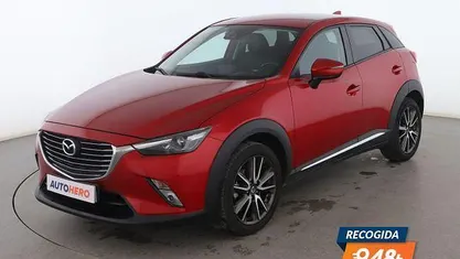 Käytetty Mazda CX-3 Luxury 121 HP (88 kW) 2016 Punainen Katumaasturi