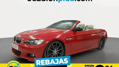 Rojo Usado 2008 BMW 335 Cabriolet Descapotable | 17.190 € (Precio justo)