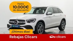 Blanco Usado 2021 Mercedes GLC220 SUV | 39.990 € (Precio justo)