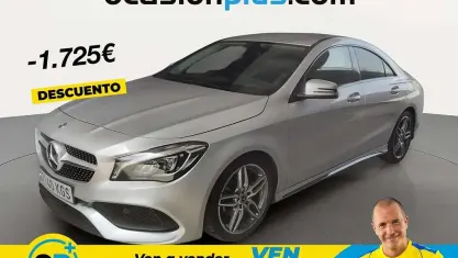 Usado Mercedes CLA180 122 CV (89 kW) 2018 Gris Coupe