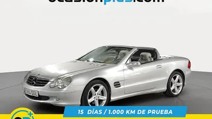 Gris Usado 2005 Mercedes SL500 Descapotable | 17.900 € (Buen precio)