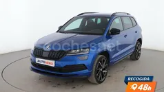 Azul Usado 2021 Skoda Karoq SportLine SUV | 24.599 € (Precio justo)