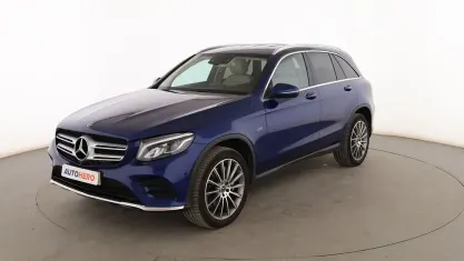 Usado Mercedes GLC350 AMG line 320 CV (235 kW) 2018 Azul SUV