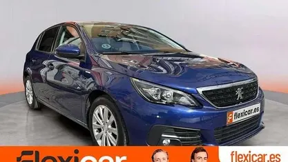 Usado Peugeot 308 Access 110 CV (80 kW) 2020 Azul Utilitario