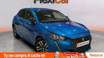 Usado Peugeot 208 Allure 101 CV (74 kW) 2022 Azul Utilitario