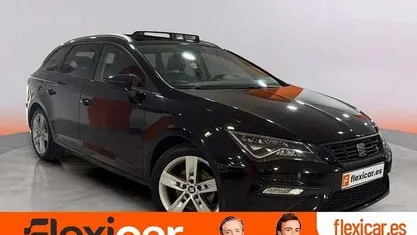 Usado Seat Leon ST FR 150 CV (110 kW) 2019 Negro Familiar