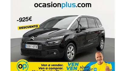 Usado Citroën Grand C4 Picasso Live 131 CV (96 kW) 2017 Negro Monovolumen