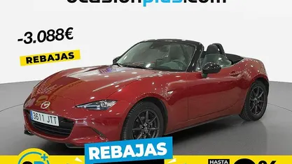 Rojo Usado 2016 Mazda MX5 Luxury Descapotable | 17.408 € (Precio justo)