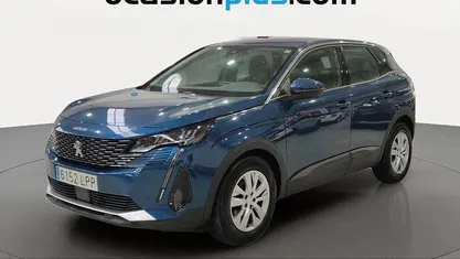 Usado Peugeot 3008 Active 131 CV (96 kW) 2021 Azul SUV