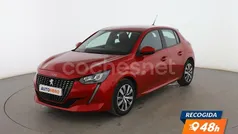 Rojo Usado 2020 Peugeot 208 Active Utilitario | 11.399 € (Precio justo)
