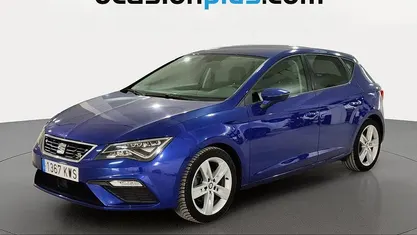 Usado Seat Leon FR 150 CV (110 kW) 2019 Azul Utilitario