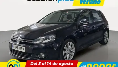 Usado VW Golf VI Sportline 105 CV (77 kW) 2009 Negro Utilitario