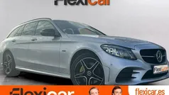 Gris Usado 2021 Mercedes C300e Familiar | 28.290 € (Buen precio)