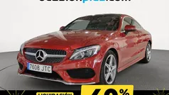 Rojo Usado 2016 Mercedes C220 AMG Coupe | 25.990 € (Precio justo)