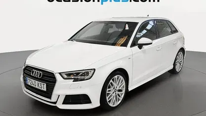 Usado Audi A3 Sportback S-Line 116 CV (85 kW) 2019 Blanco Utilitario