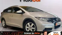 Gris Usado 2014 Honda Civic Executive Familiar | 10.290 € (Precio justo)