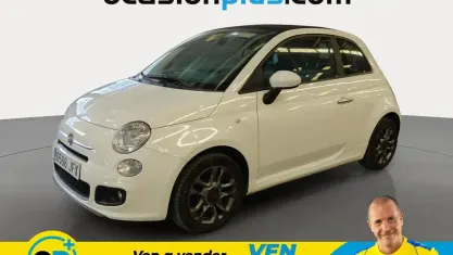 Usado Fiat 500 S 69 CV (50 kW) 2015 Blanco Descapotable