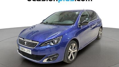 Usado Peugeot 308 GT-line 131 CV (96 kW) 2017 Azul Utilitario