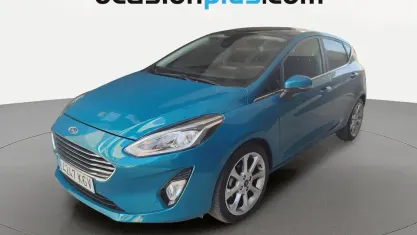Usado Ford Fiesta Titanium 101 CV (74 kW) 2018 Azul Utilitario