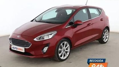 Usado Ford Fiesta Titanium 85 HP (62 kW) 2018 Vermelho Citadino