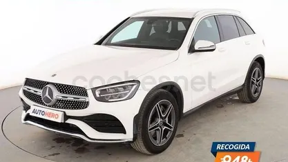 Usado Mercedes GLC300 AMG line 245 CV (180 kW) 2020 Blanco SUV