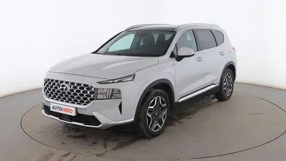 Blanco Usado 2021 Hyundai Santa Fe SUV | 31.699 € (Precio justo)