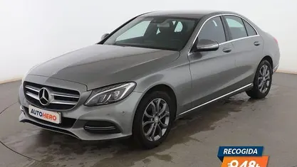 Usado Mercedes C220 Avantgarde 170 CV (125 kW) 2015 Gris Berlina