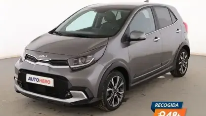 Usado Kia Picanto X-Line 100 CV (73 kW) 2022 Gris Utilitario