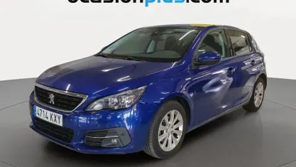 Usado Peugeot 308 Style 131 CV (96 kW) 2019 Azul Utilitario