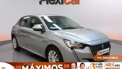 Usado Peugeot 208 Active 101 CV (74 kW) 2021 Gris Utilitario