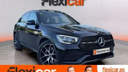 Usado Mercedes GLC300 245 CV (180 kW) 2020 Negro SUV